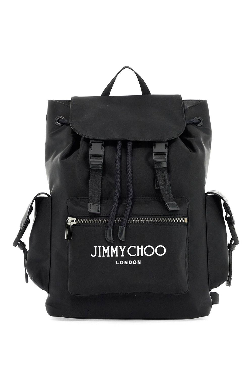 Jimmy Choo Men's Nylon Filmore Backpack For in Nero | FILMOREMDNH
