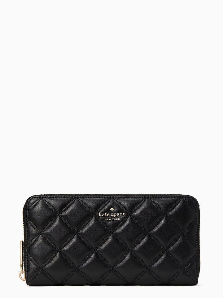 Kate Spade Au Natalia Large Continental Wallet Black