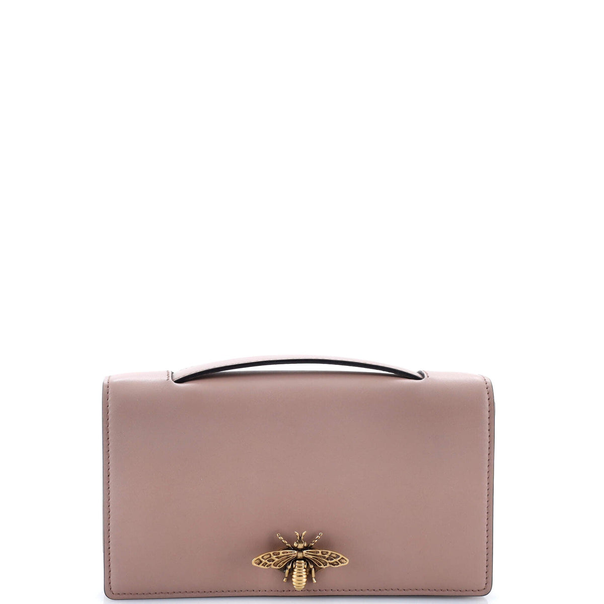 Christian Dior Bee Clutch Leather