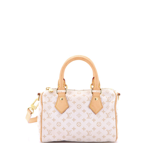 Speedy Bandouliere Bag Monogram Jacquard Polyamide 20