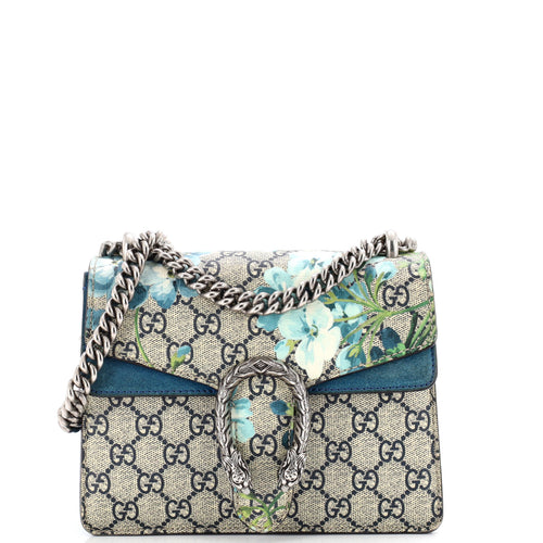 GUCCI Dionysus Bag Blooms Print GG Coated Canvas Mini