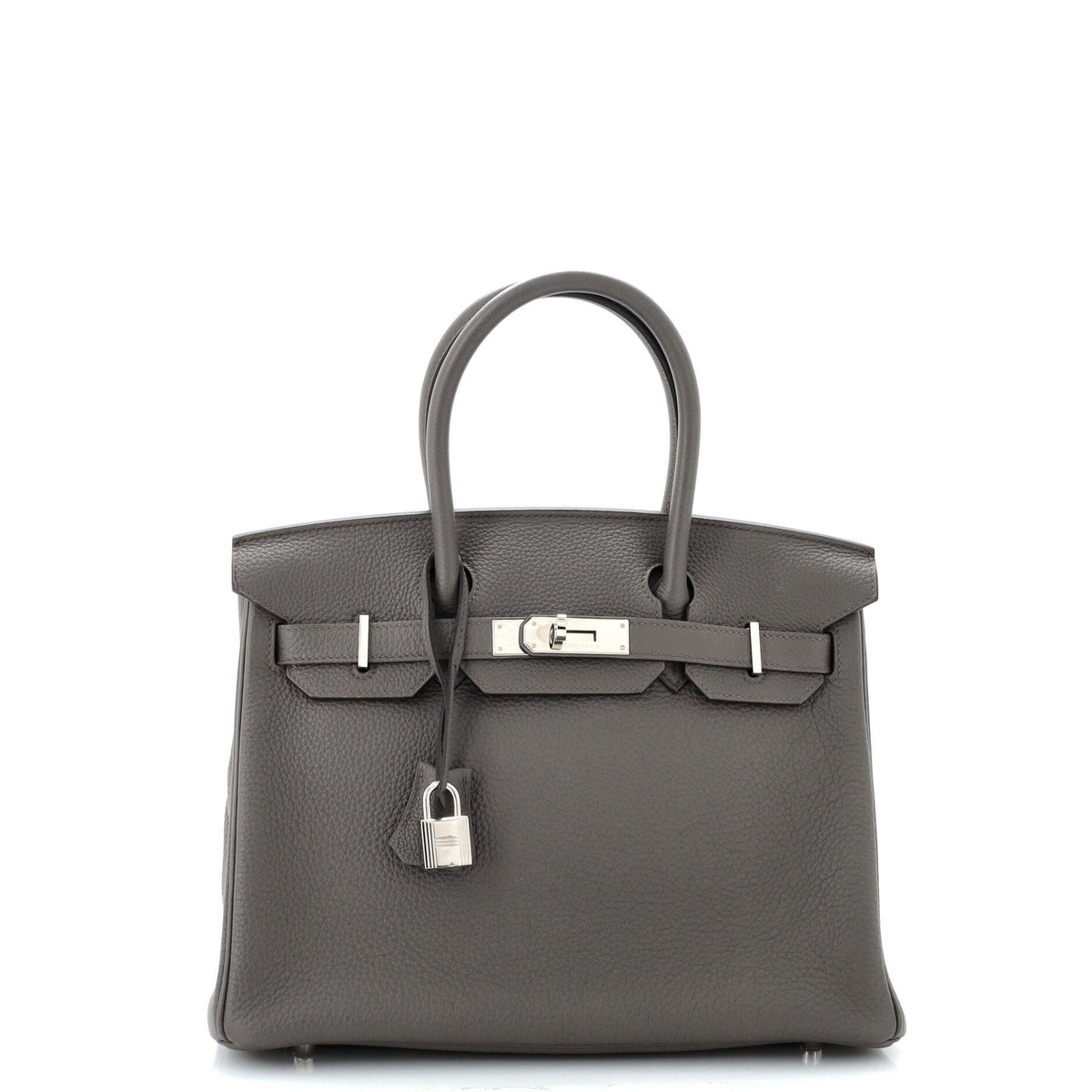 Hermès Birkin Handbag Grey Togo with Palladium Hardware 30