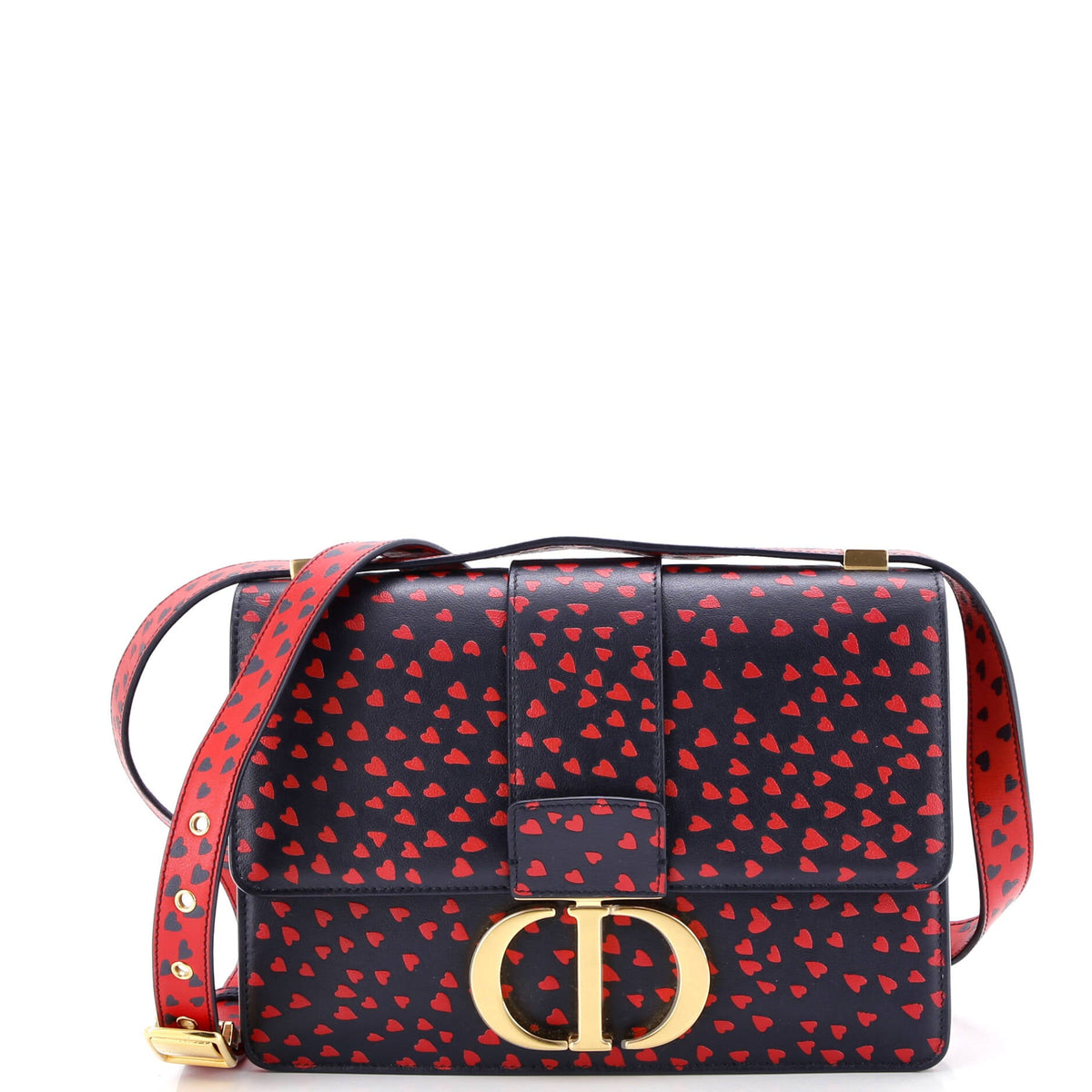 Christian Dior 30 Montaigne Flap Bag Printed Leather