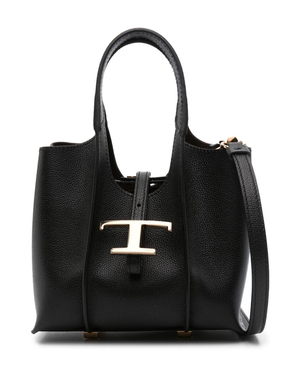 Tod's Women's Timeless Mini T Bag in Black | Size UNICA | XBWTSBA0000Q8E