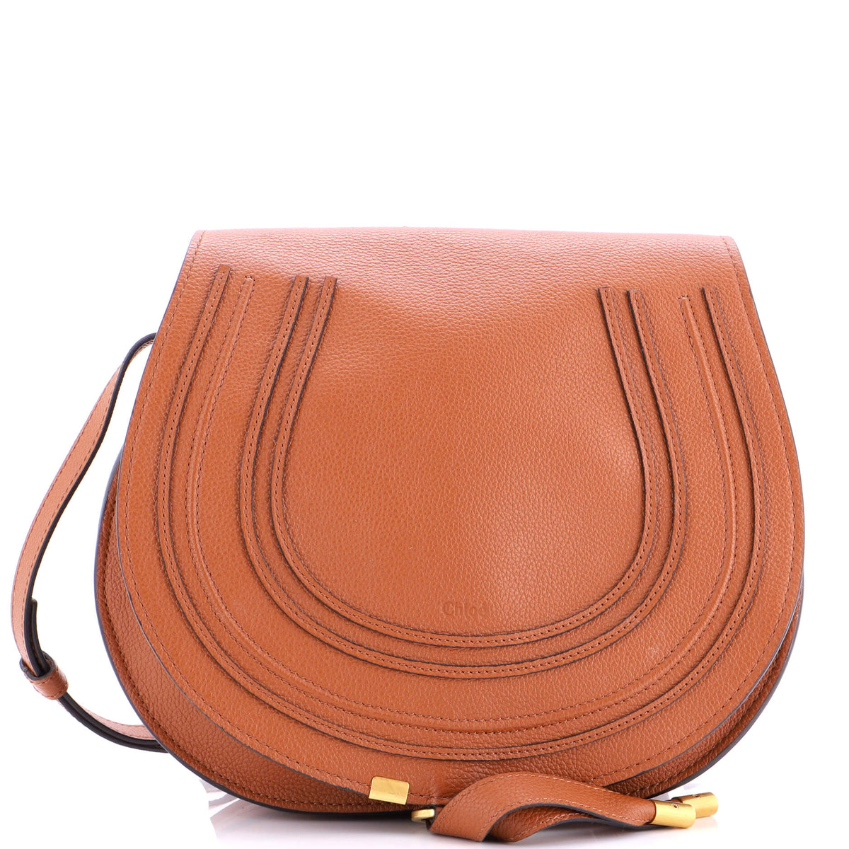 Chloe CHLOE Marcie Saddle Bag Leather Medium