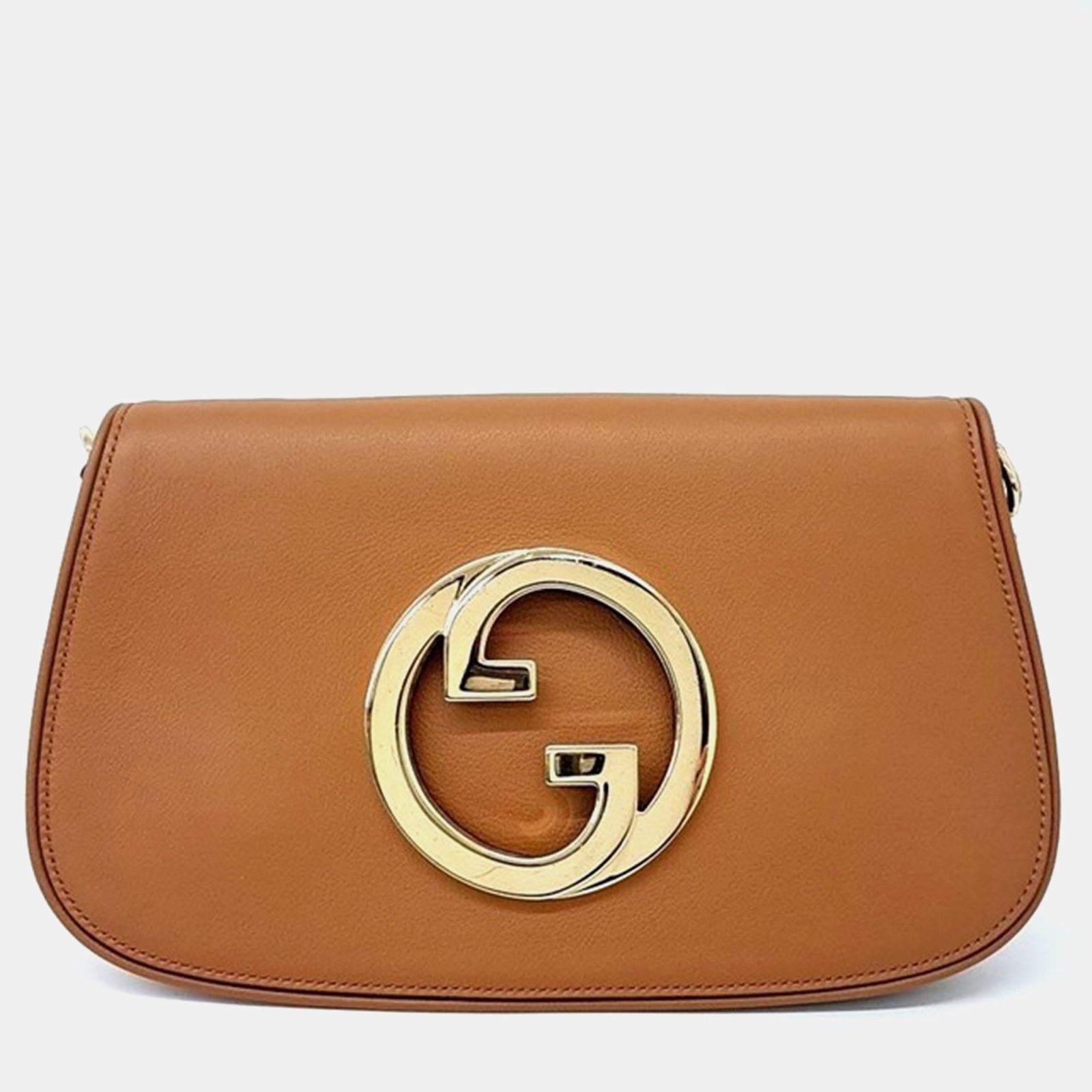 Gucci Brown Leather Blondie Shoulder Bag