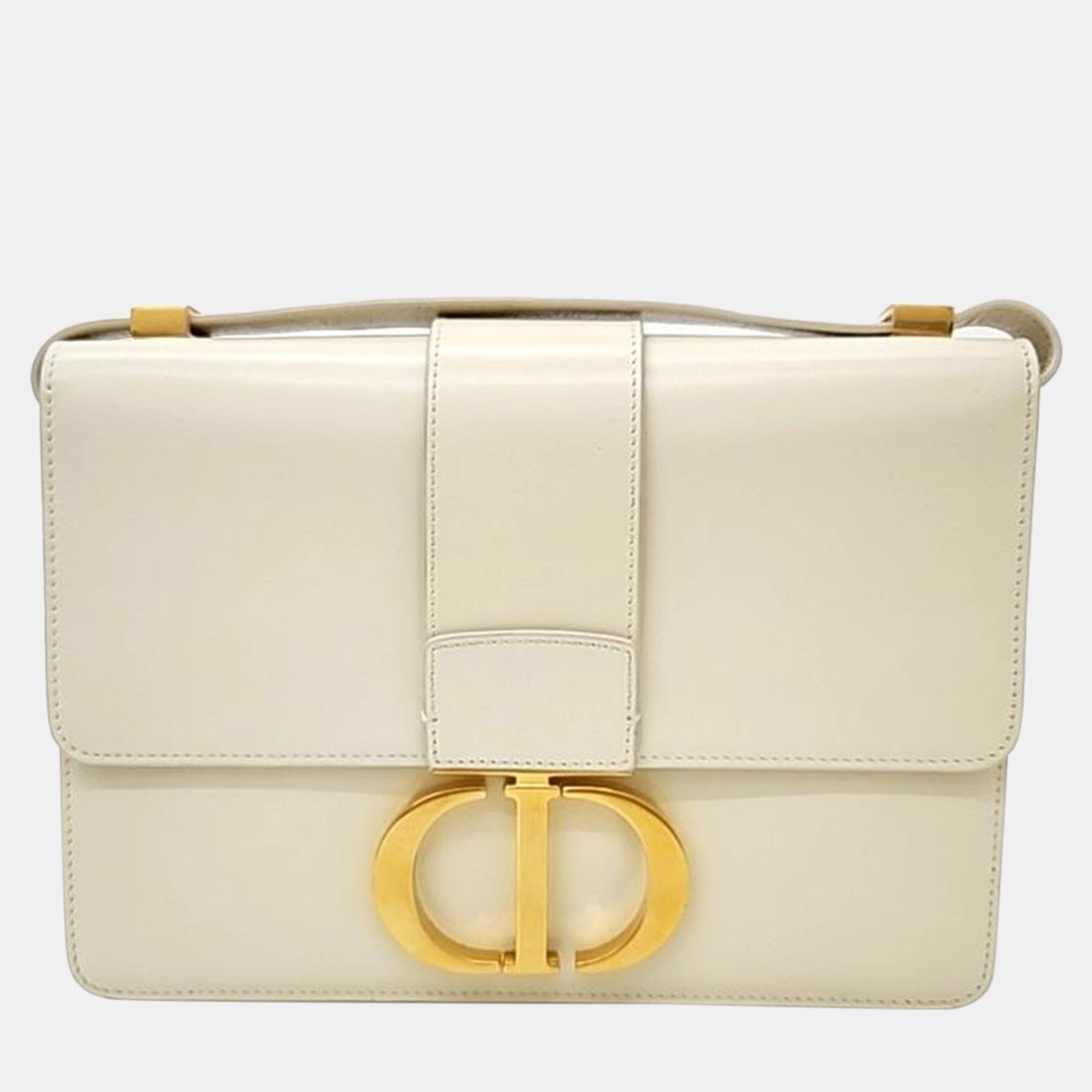 Dior Beige Leather 30 Montaigne Shoulder Bag