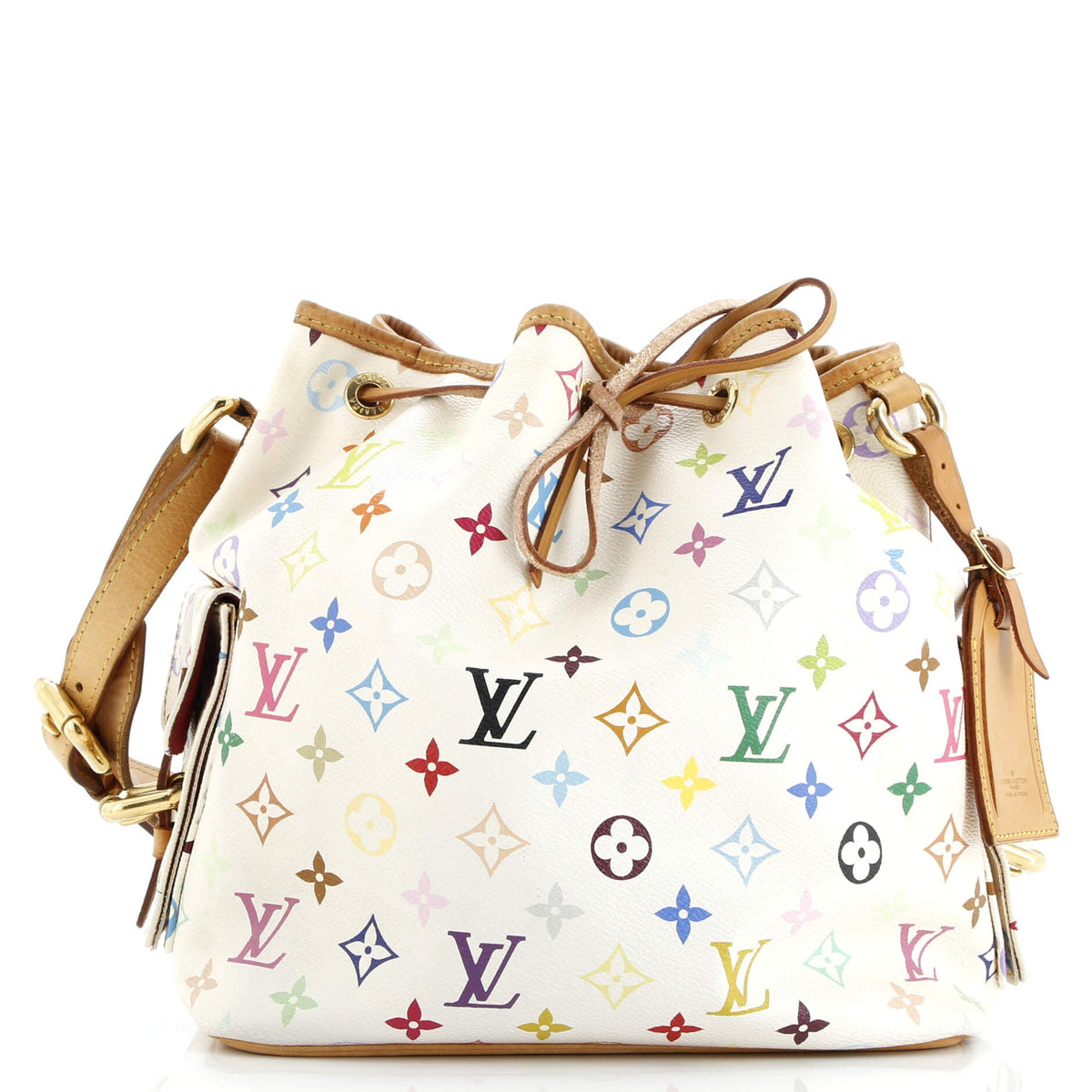 Louis Vuitton Petit Noe Handbag Monogram Multicolor