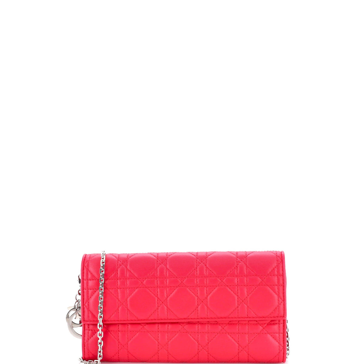 Christian Dior Lady Dior Croisiere Chain Wallet Cannage Quilt Lambskin