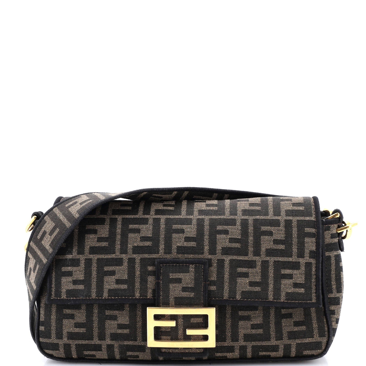 Fendi FENDI Baguette NM Bag Zucca Canvas Medium