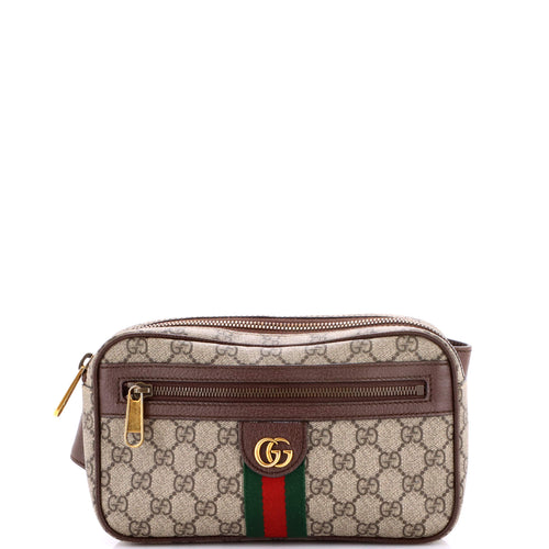 GUCCI Ophidia Belt Bag GG Coated Canvas Medium