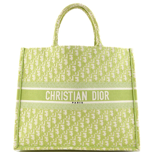 Book Tote Oblique Canvas Large