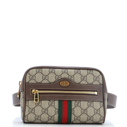 GUCCI Ophidia Belt Bag GG Coated Canvas Small