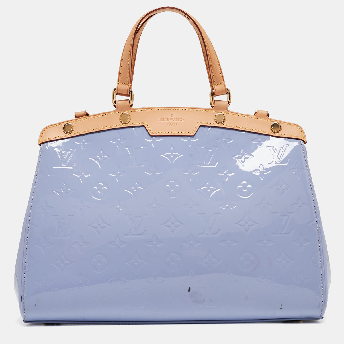 Louis Vuitton Lilac Monogram Vernis Brea MM Bag