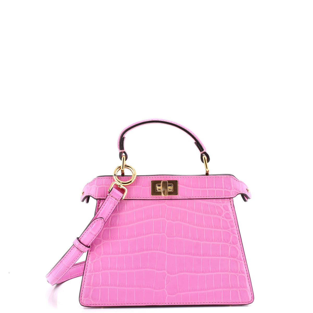 Fendi FENDI Peekaboo ISeeU Bag Crocodile Petite