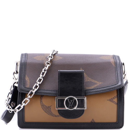 Dauphine Shoulder Bag Reverse Monogram Giant MM
