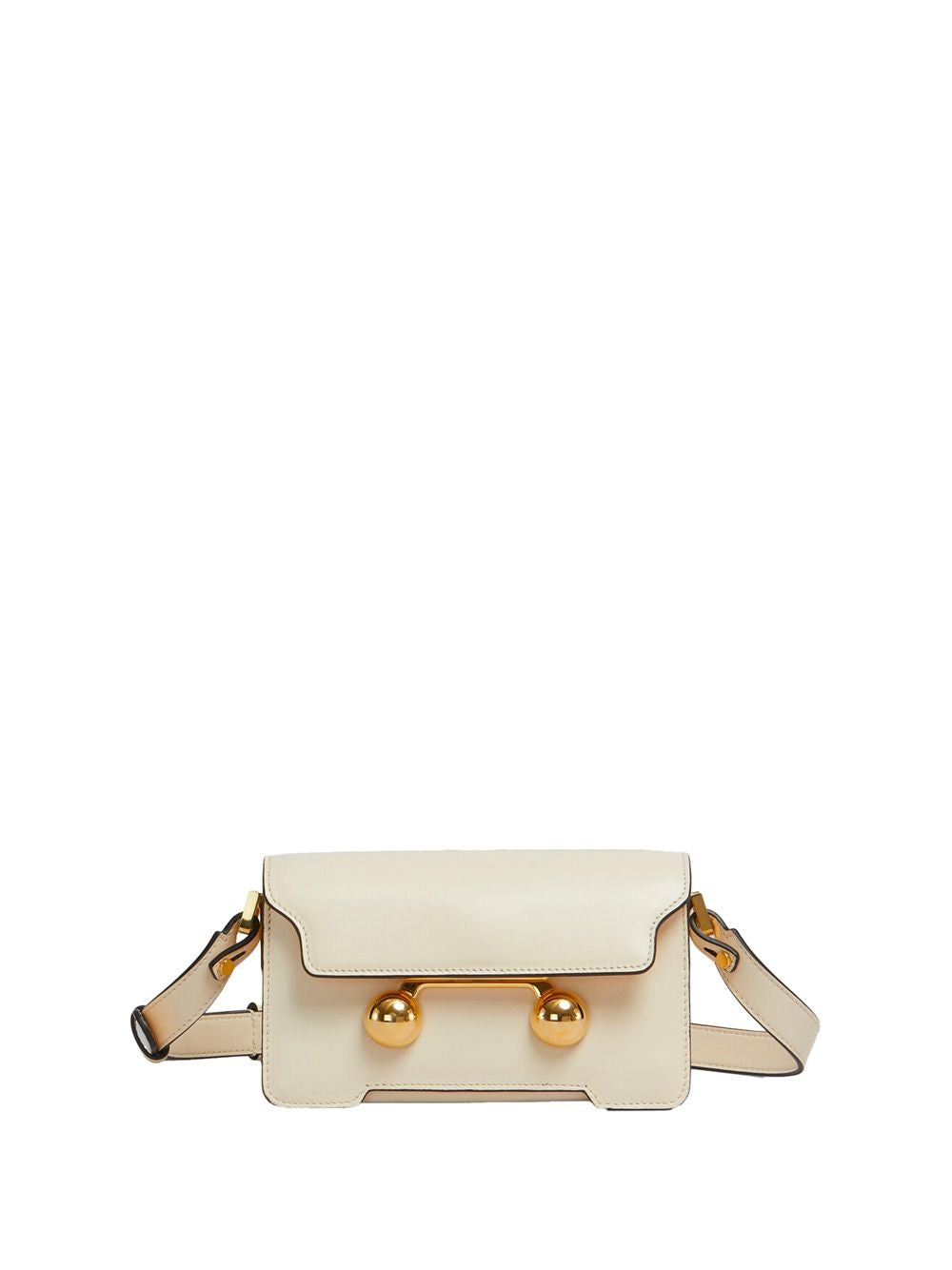 Marni Women's Mini Trunkaroo Shoulder Bag in White | Size UNICA | SBMP0193U0F6948