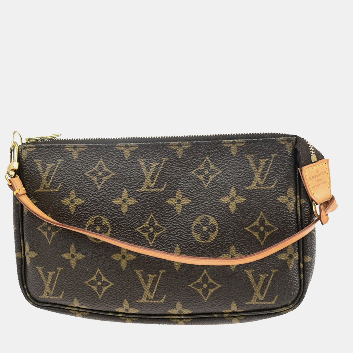 Louis Vuitton Brown Canvas  Pochette Accessoires Shoulder Bag