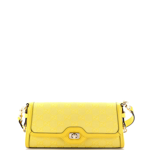 GUCCI Luce Shoulder Bag Canvas Small