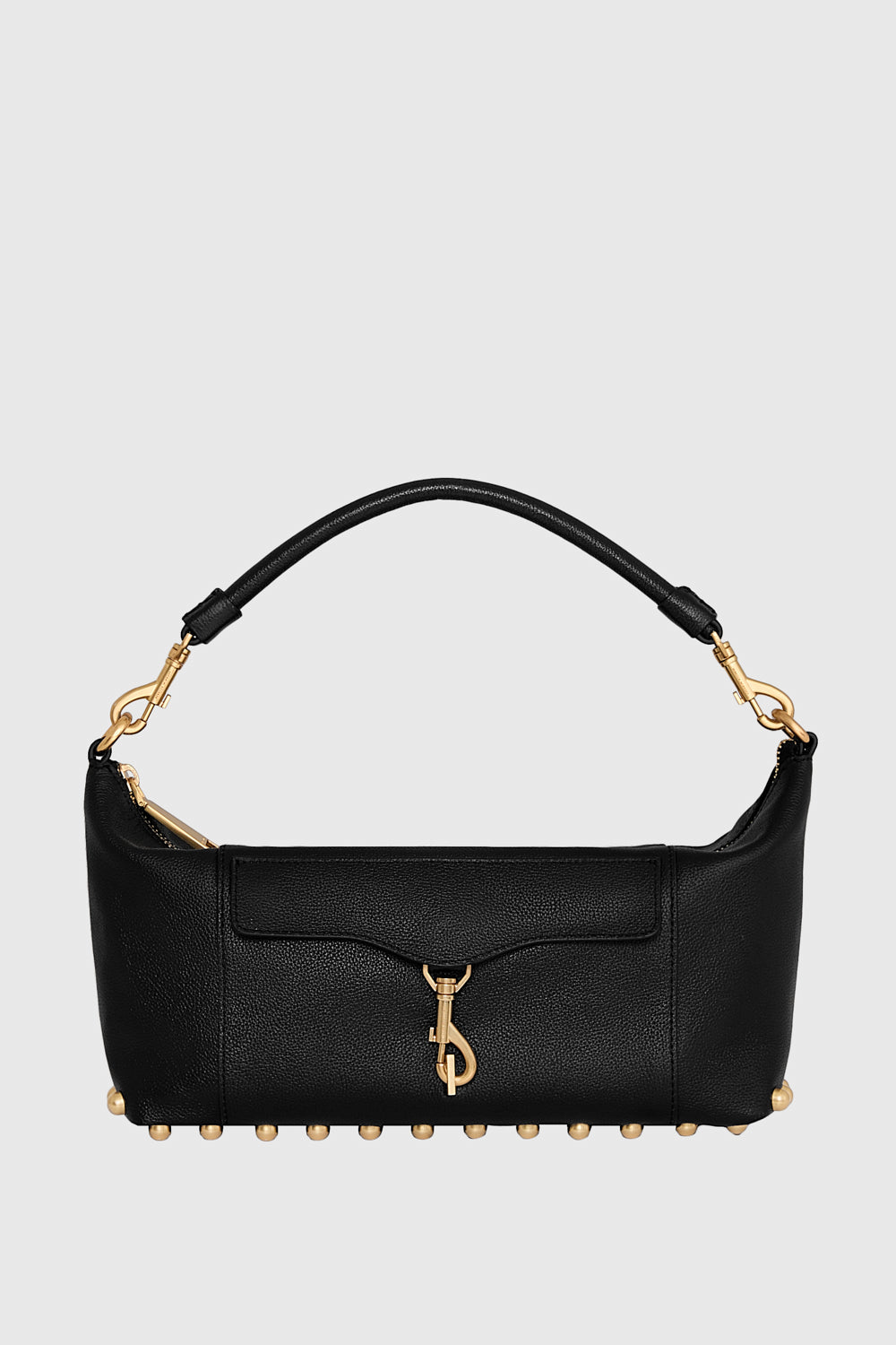 Rebecca Minkoff M.A.B. Nano Shoulder With Dome Studs Bag In Black
