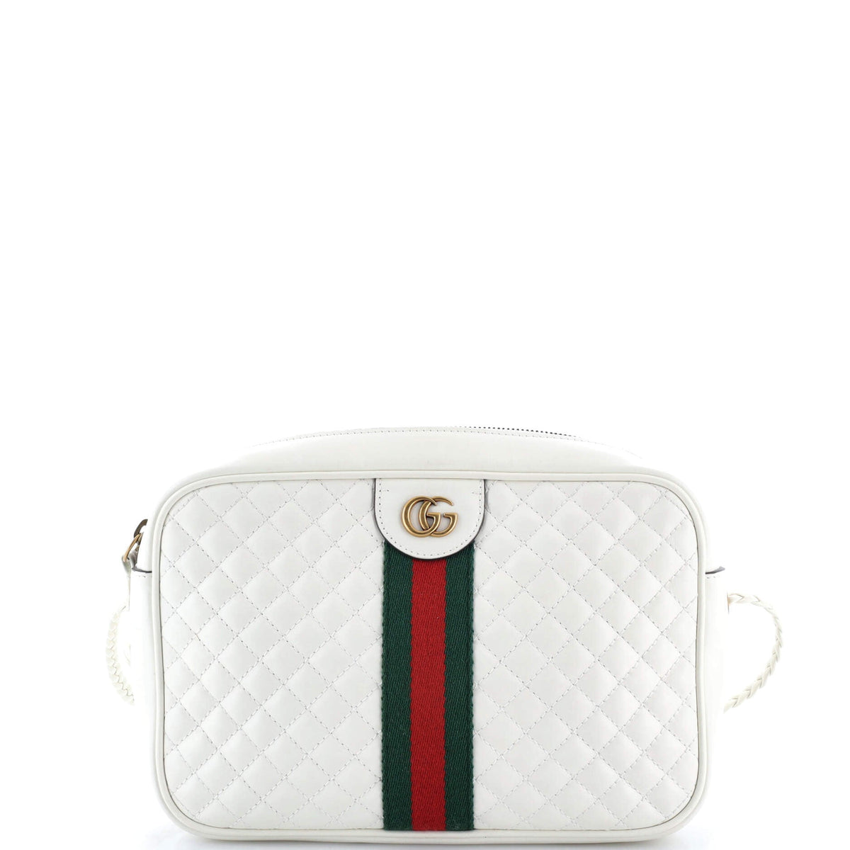 Gucci GUCCI Trapuntata Camera Bag Quilted Leather Small