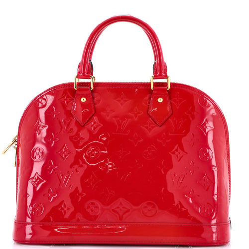 Alma Handbag Monogram Vernis PM