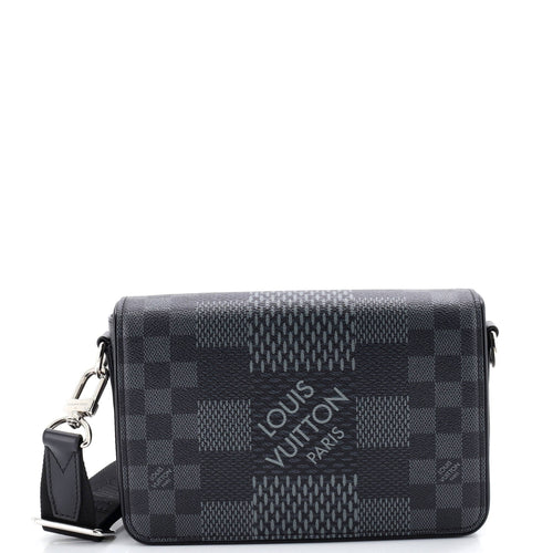 Studio Messenger Bag Limited Edition Damier Graphite 3D