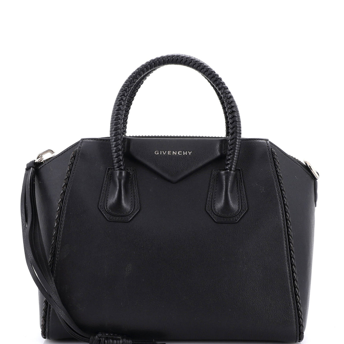 Givenchy GIVENCHY Antigona Bag Leather with Woven Detail Small