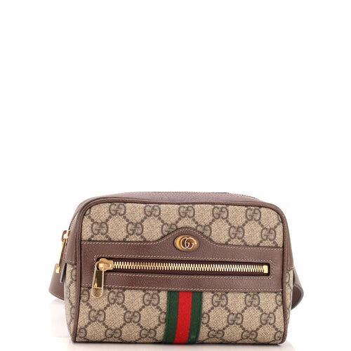 GUCCI Ophidia Belt Bag GG Coated Canvas Small