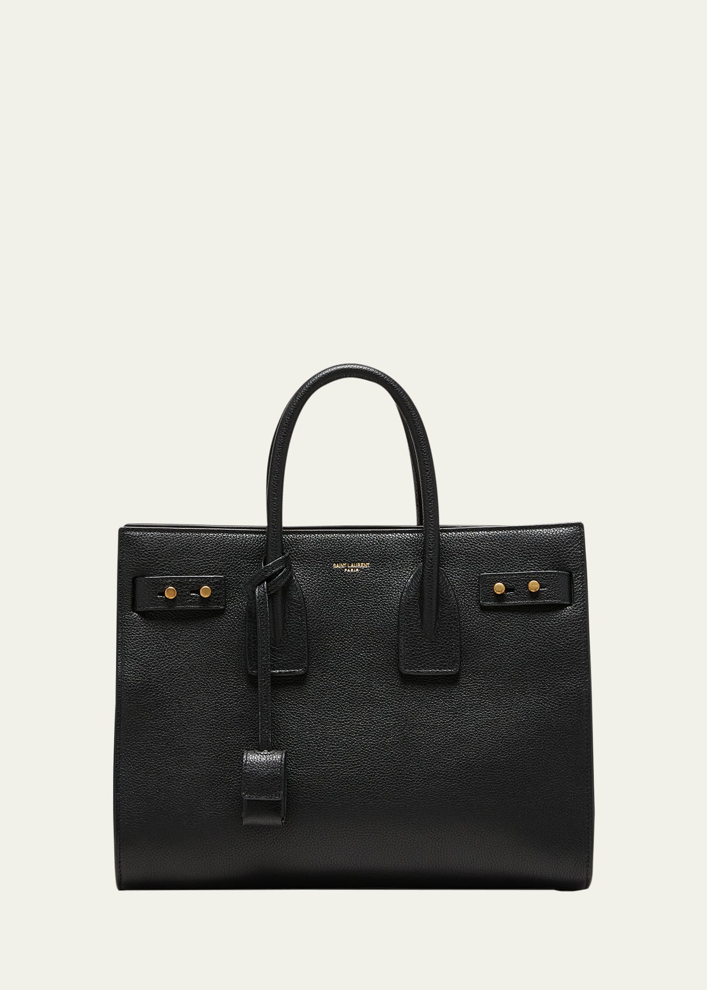 Saint Laurent Petit sac à main en cuir Sac De Jour