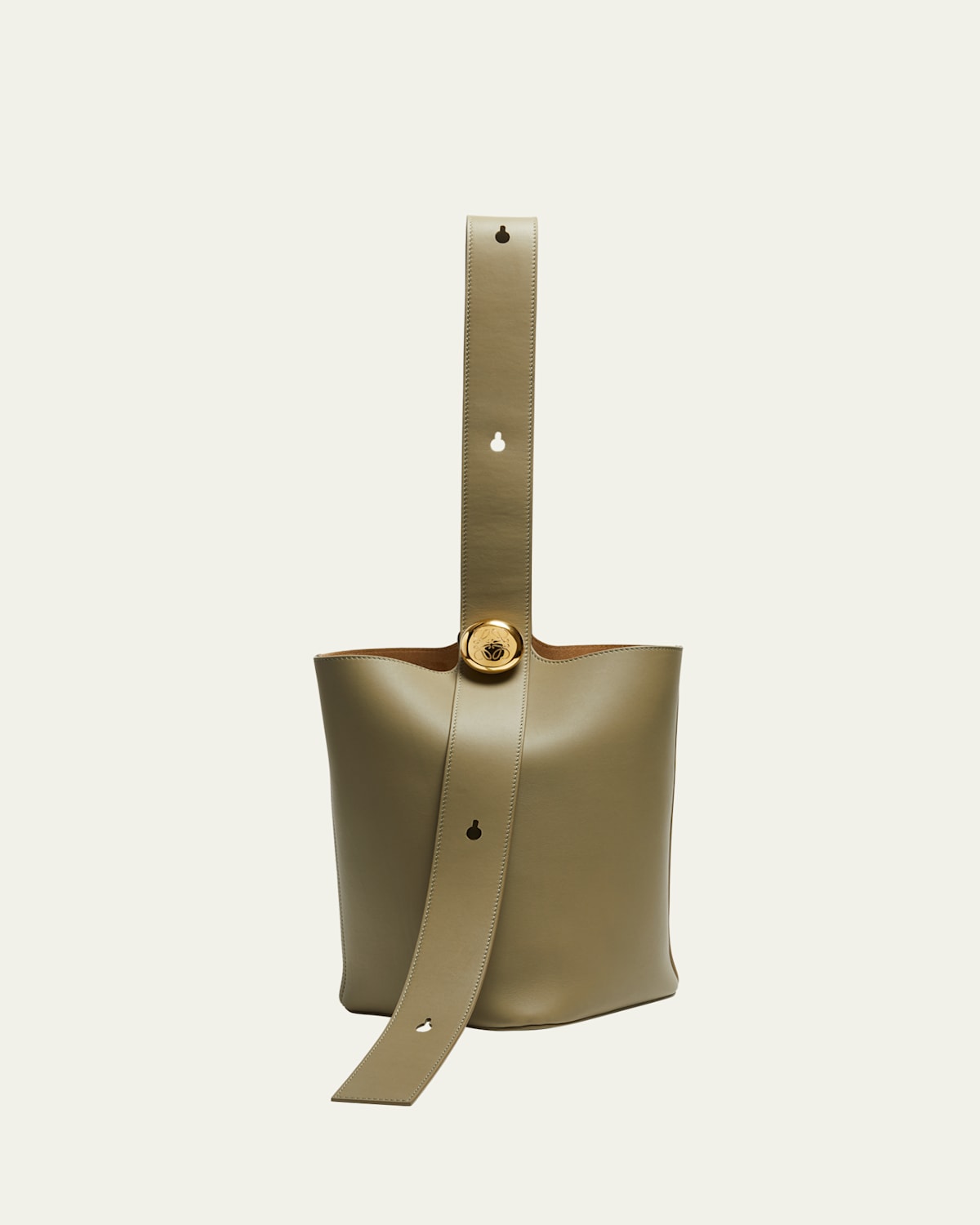 Loewe Anagram Pebble Leather Bucket Bag