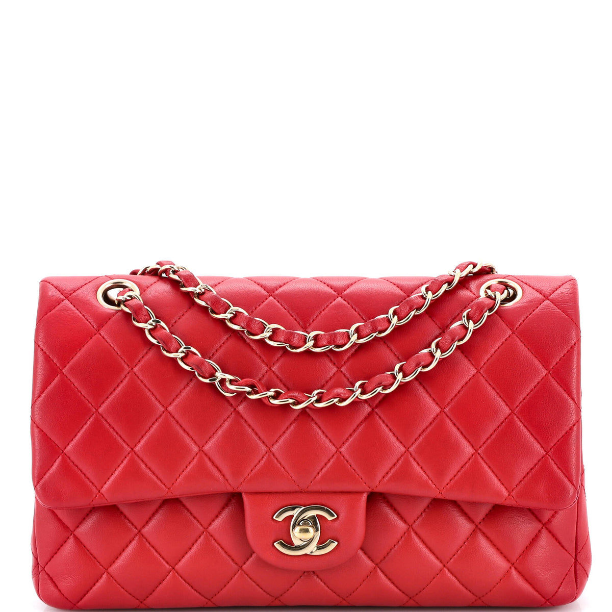 Chanel CHANEL Classic Double Flap Bag Quilted Lambskin Medium