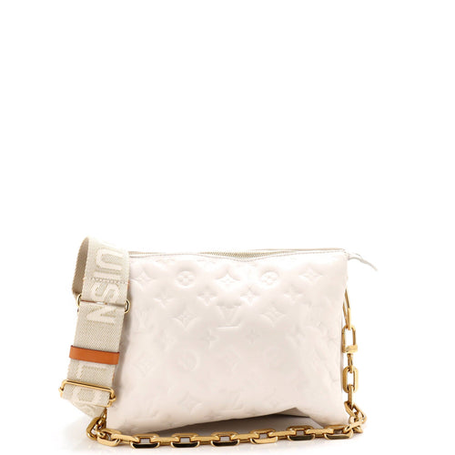 Coussin Bag Monogram Embossed Lambskin PM