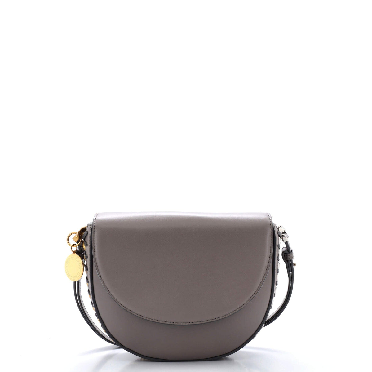 Stella McCartney Frayme Flap Shoulder Bag Faux Leather Medium