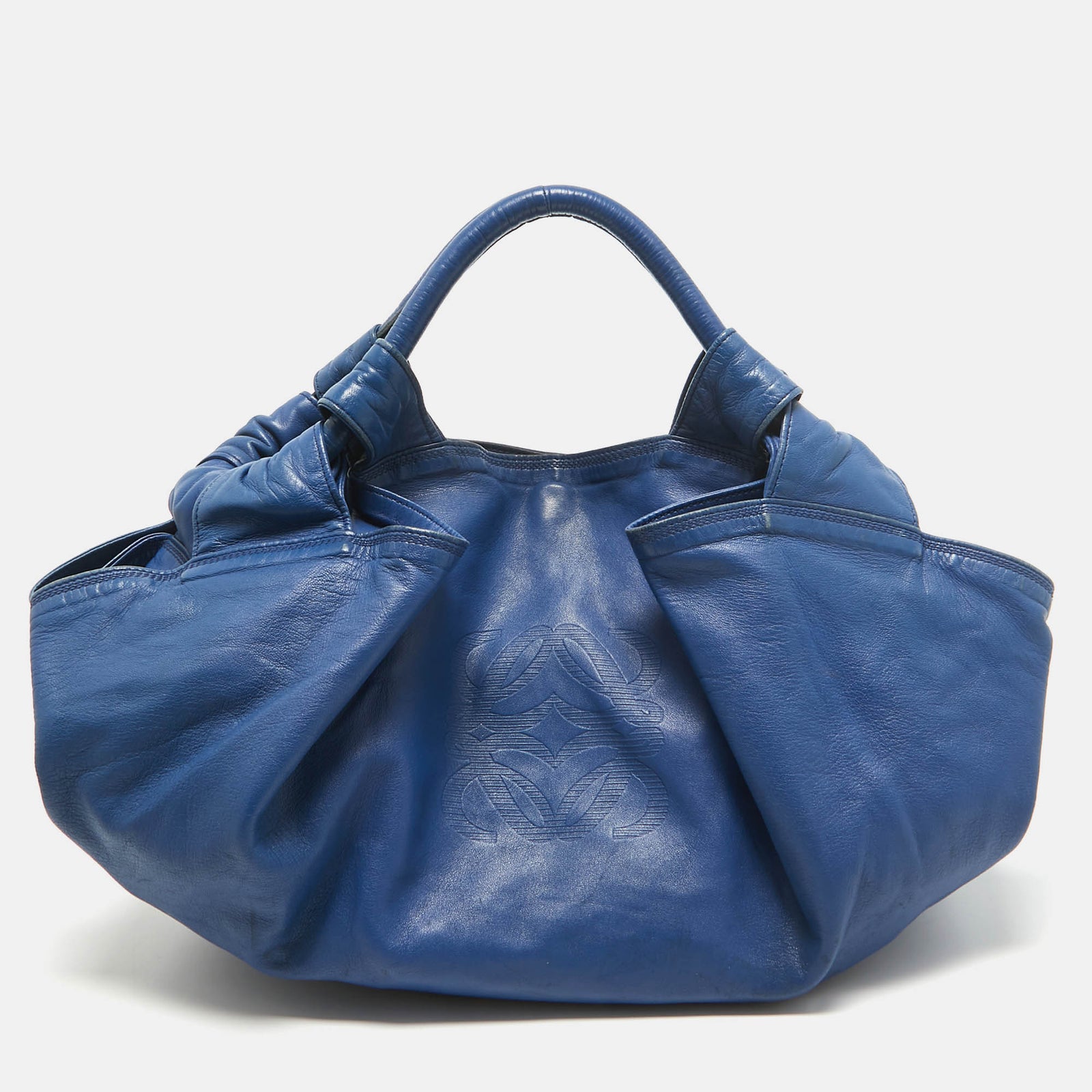 Loewe Blue Leather Aire Hobo