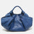 Sac besace Aire en cuir bleu