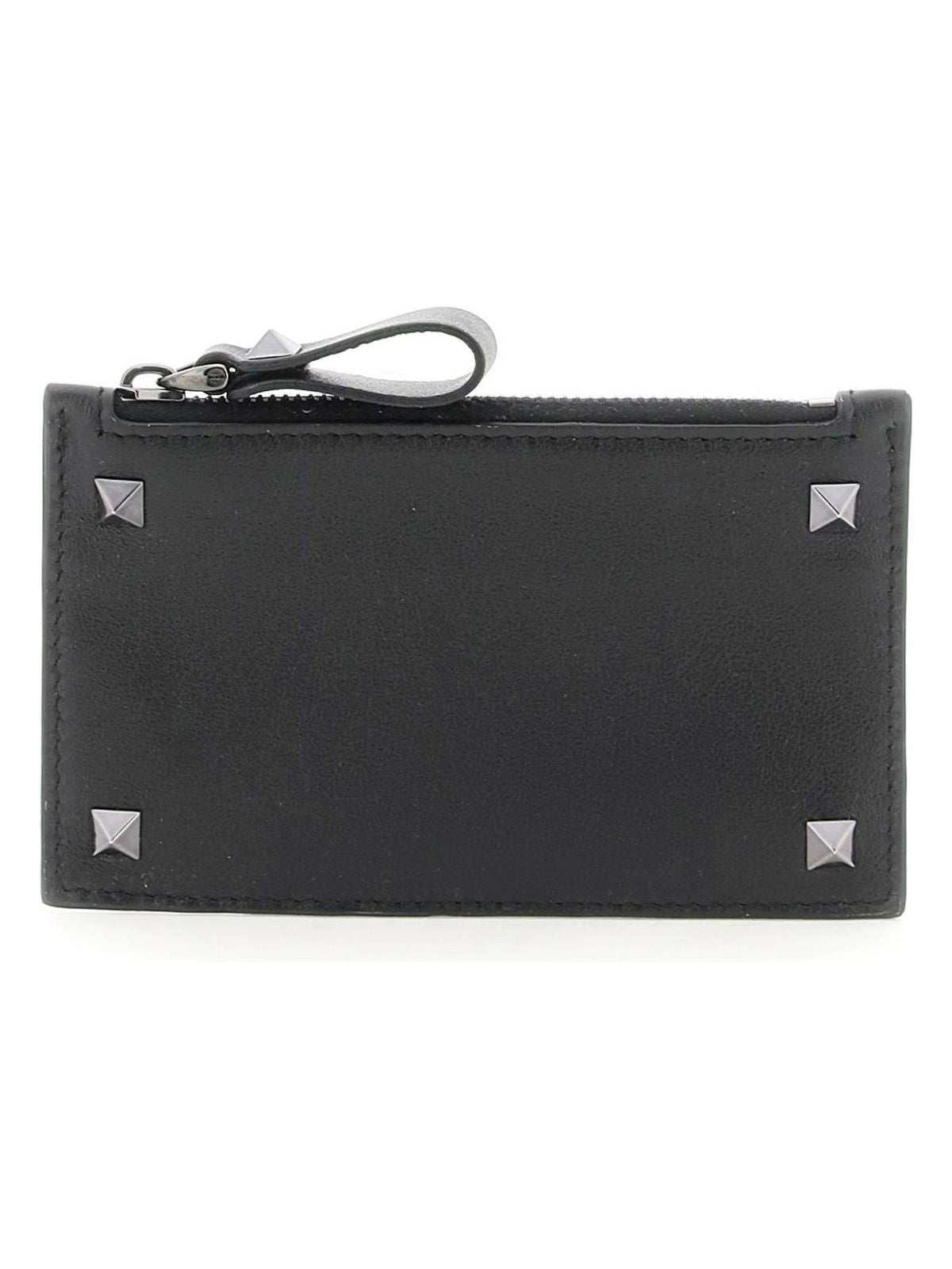 Valentino Garavani Men's Portacarte Rockstud in Black | 4Y2P0540VH3