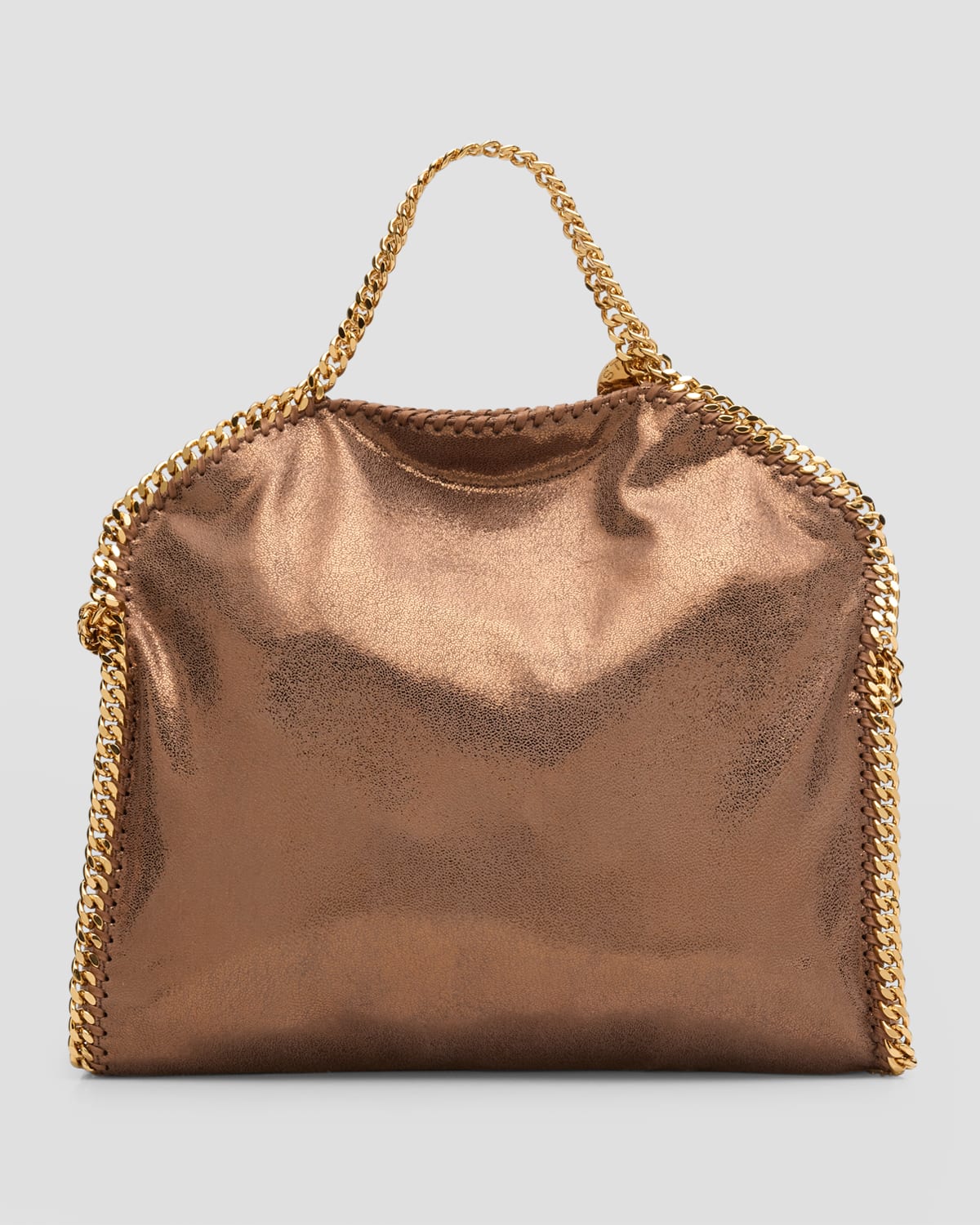 Stella McCartney Falabella Shimmer Fold-Over Tote Bag