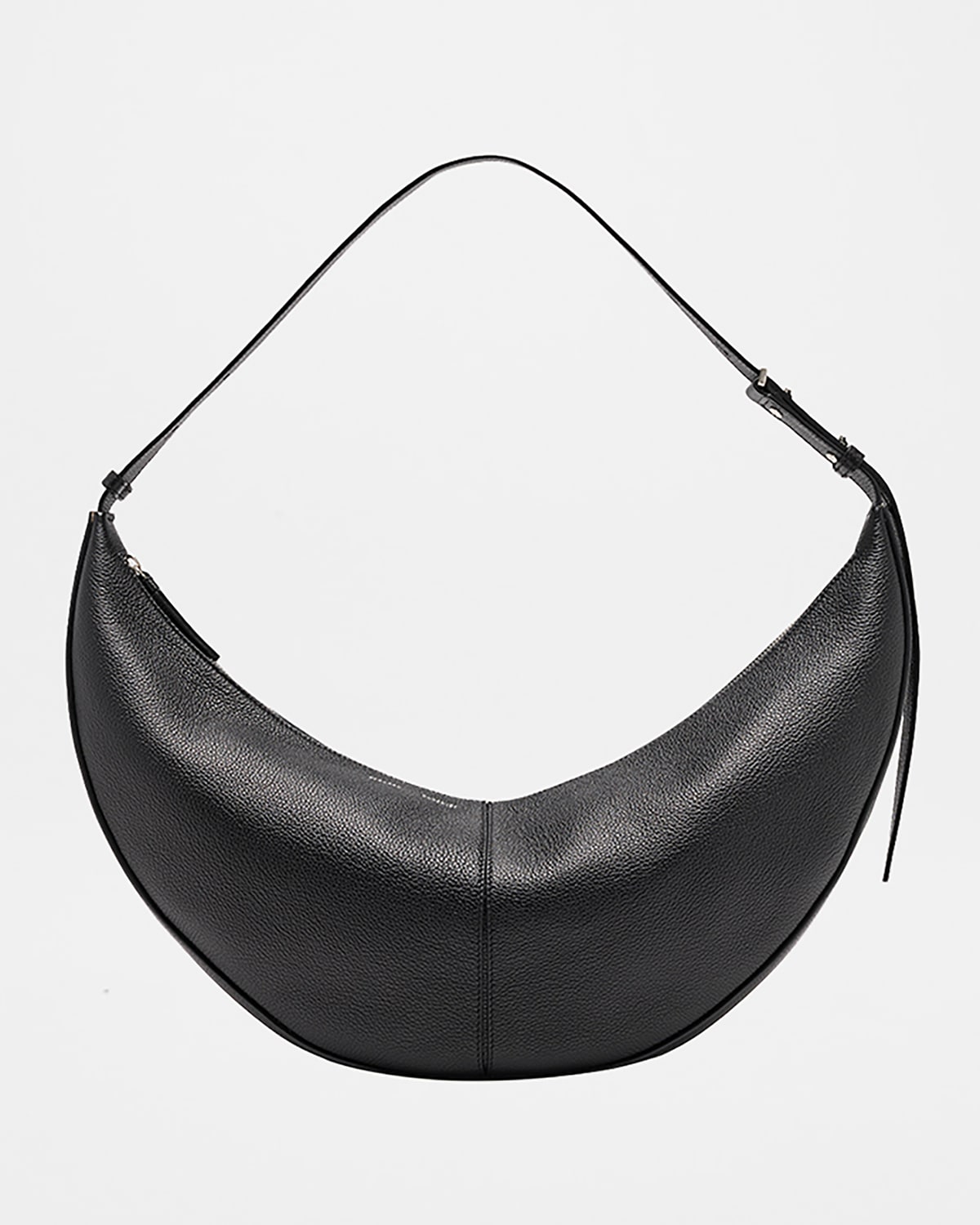 Proenza Schouler White Label Slide Crescent Pebble Leather Hobo Bag