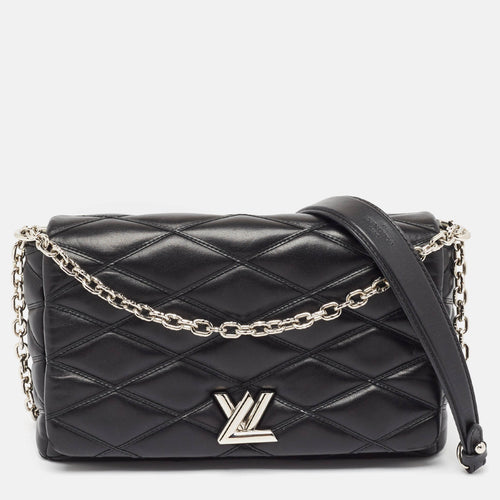 Black Leather Malletage GO-14 MM Bag