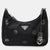 Black Re-Nylon Tesuto Chain Strap Hobo Bag