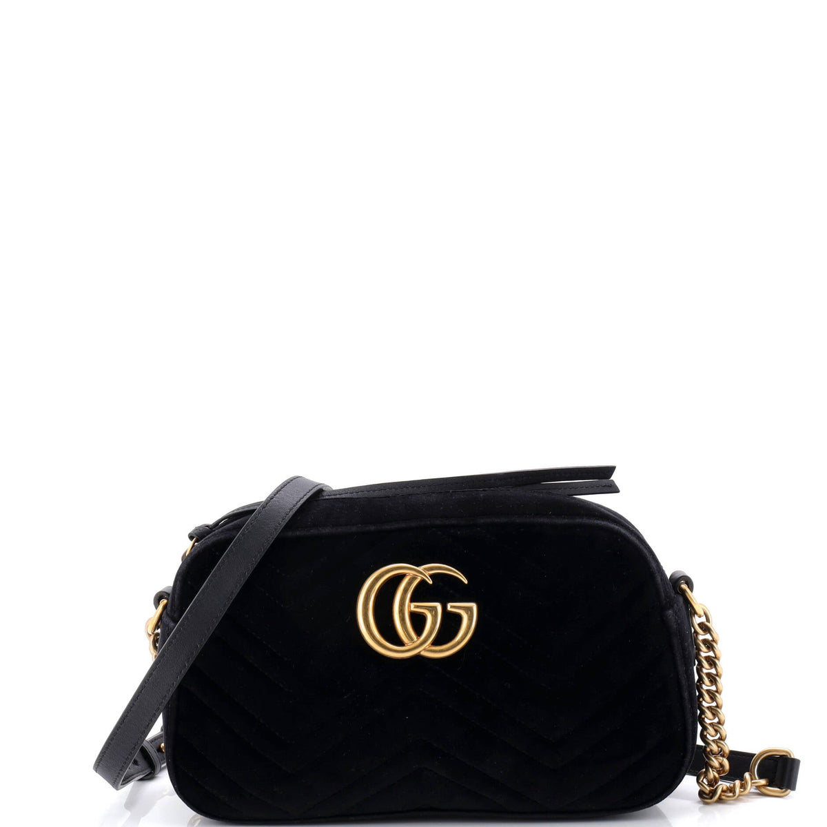 Gucci GUCCI GG Marmont Shoulder Bag Matelasse Velvet Small