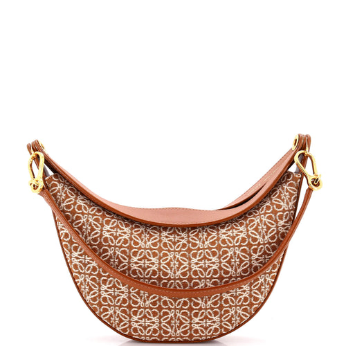 LOEWE Luna Hobo Anagram Jacquard