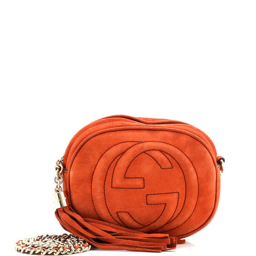 GUCCI Soho Chain Bag Nubuck Mini