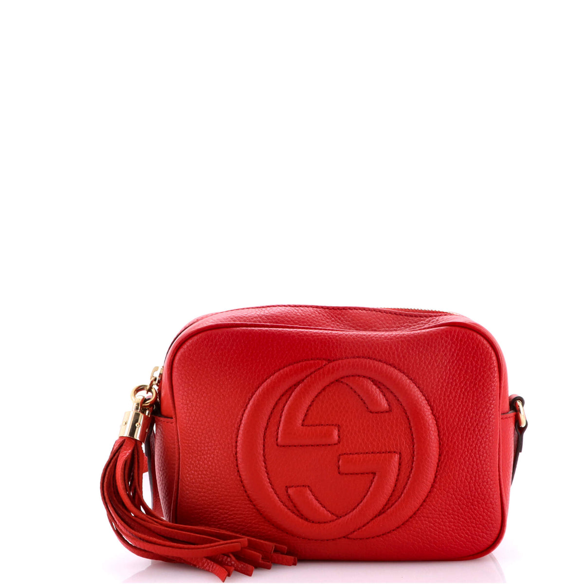 Gucci GUCCI Soho Disco Crossbody Bag Leather Small