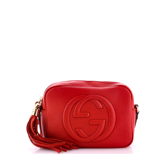 GUCCI Soho Disco Crossbody Bag Leather Small