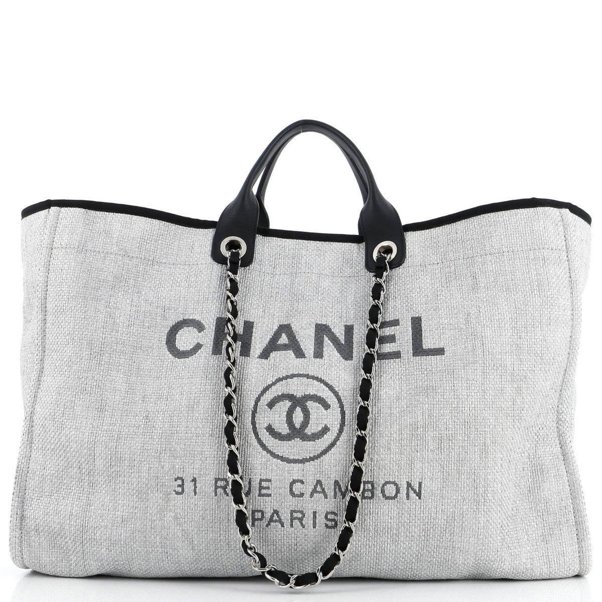 Chanel CHANEL Deauville Tote Raffia XL