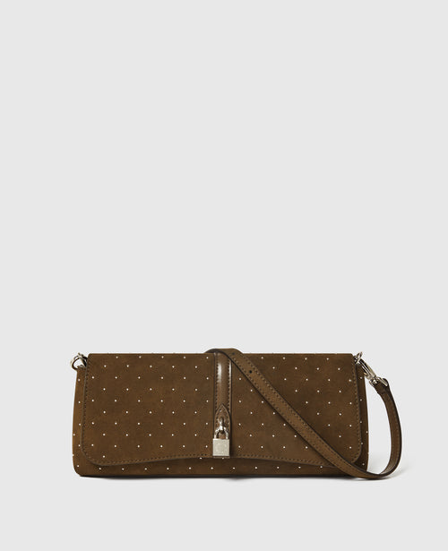Ryder Suede Pochette Shoulder Bag,