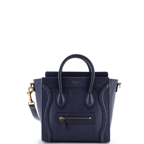 CELINE Luggage Bag Smooth Leather Nano