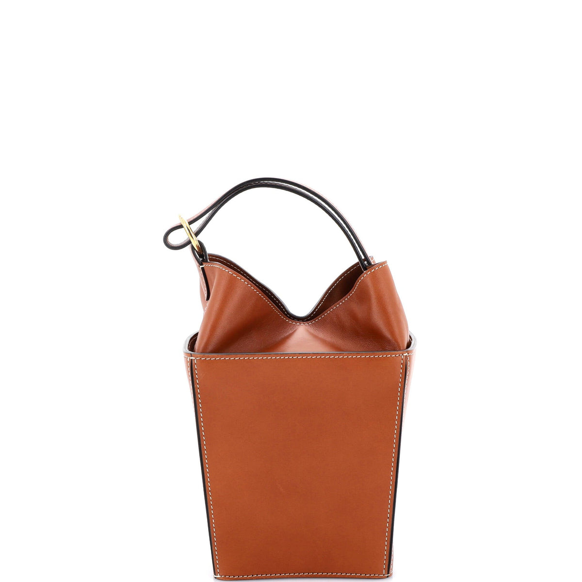Celine CELINE Strap Box Top Handle Bag Leather